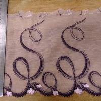 Bordure souffle resille rose brodee violet 3 