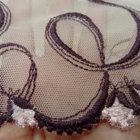 Bordure souffle resille rose brodee violet 4 
