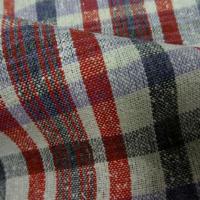 Bourrette de soie a carreaux rose rouge vermillon bleu de prusse 2