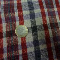 Bourrette de soie a carreaux rose rouge vermillon bleu de prusse 3