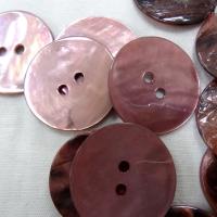 Bouton nacre emaillee rose clair 22 mm 3