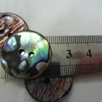 Bouton nacre huitre irise 22 mm 3 