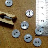 Bouton pastille pervenche irise 12 mm 1 