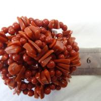 Broche en jaspe rouge 2 
