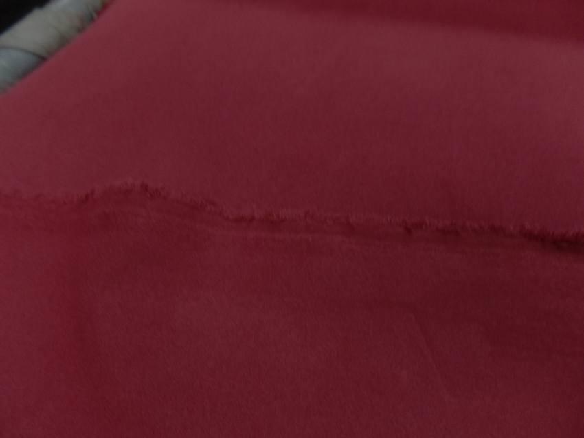 Caban imitation drap de laine bordeaux