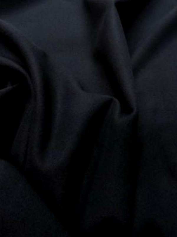 Caban imitation drap de laine noir 1