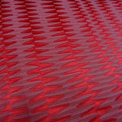Coton ameublement motif vintage rouge bordeaux 5 