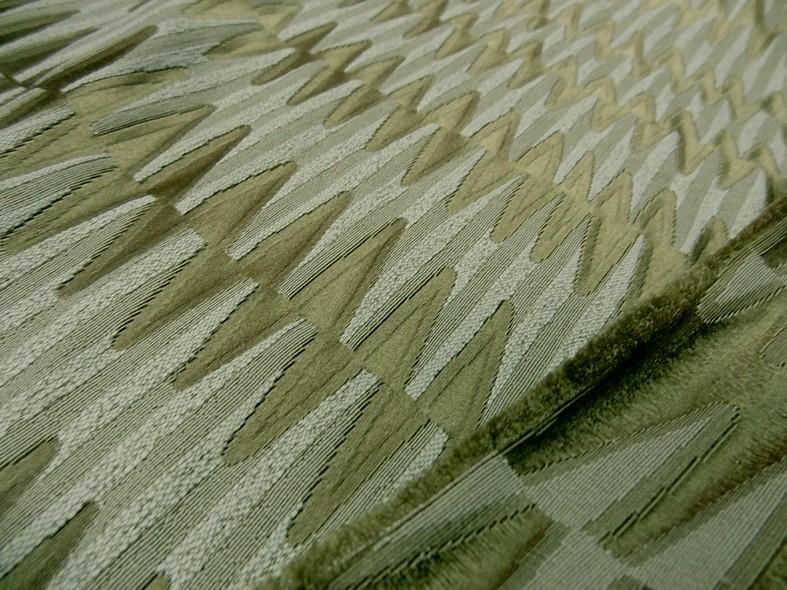 Coton ameublement vintage kaki bronze 1