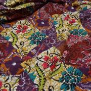 Coton batik multicolore