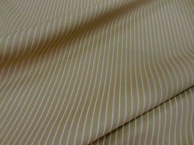 Coton beige rayures tennis blanche 2