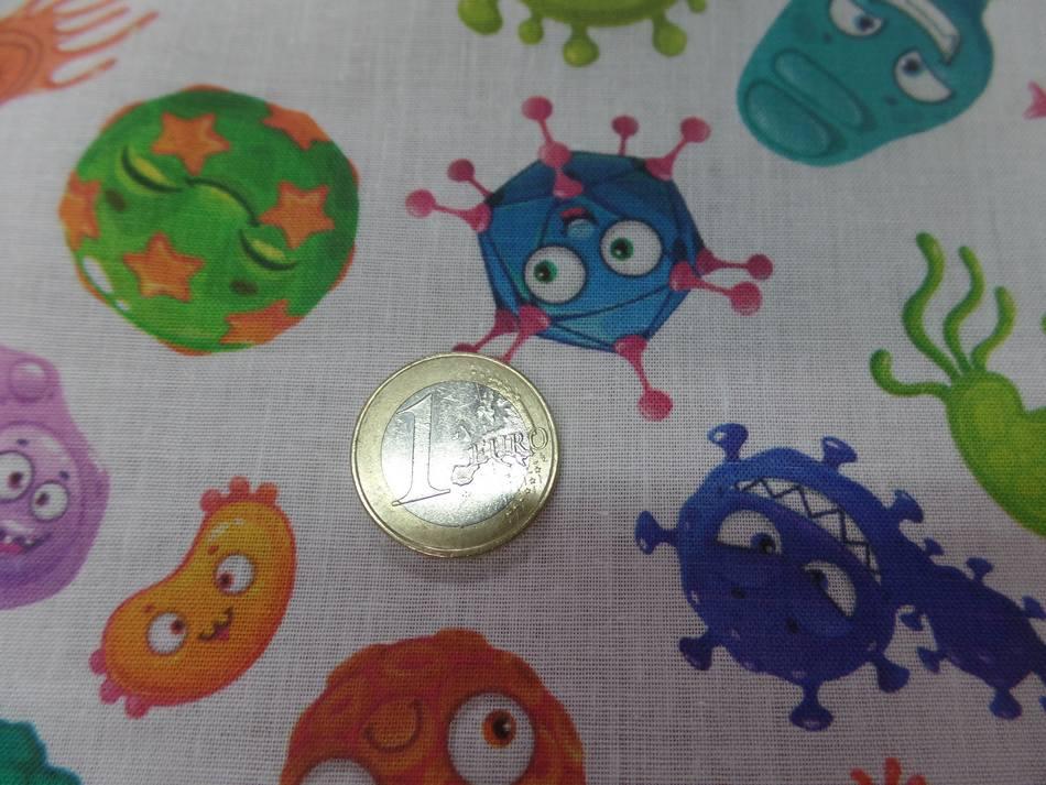 Coton bio imprime corona virus en ligne