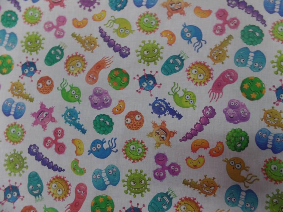 Coton bio imprime corona virus1