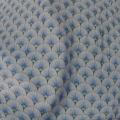 Coton blanc bleu or art deco japonais 1 