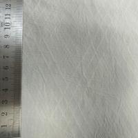 Coton blanc casse effet froisse tisse losanges 2 