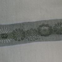 Coton blanc casse rayures galon kaki 3