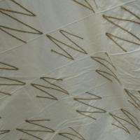 Coton blanc casse surpique zig zag en fil de lin 4 