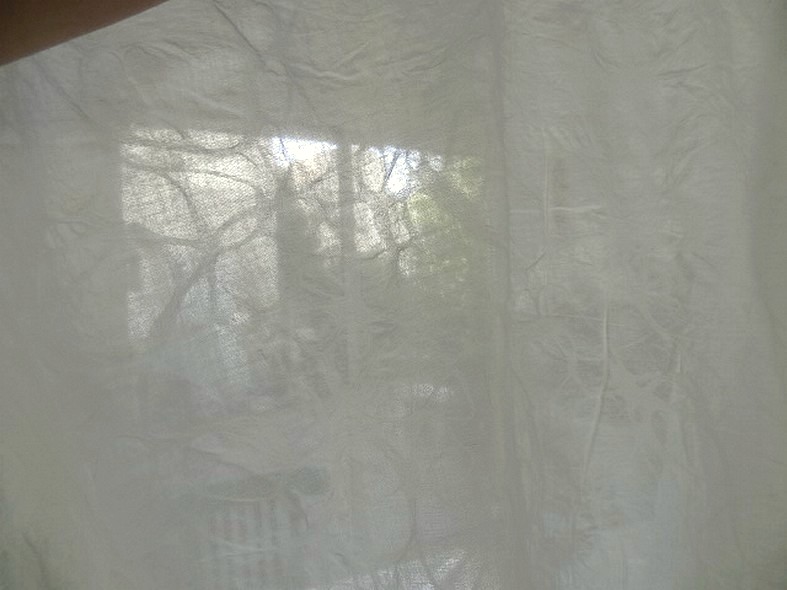 Coton blanc casse tissage fantaisie 2