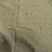 Coton broderie anglaise beige nankin 1 