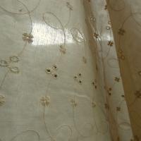 Coton broderie anglaise beige nankin 4 