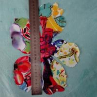 Coton decoupe laser grande fleurs colore 03