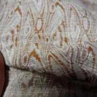 Coton epais blanc casse faconne n uds de bois 2 