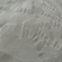 Coton et soie melanges motif cloque teinte blanc casse 4 