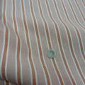 Coton faconne bandes orange rouille 3
