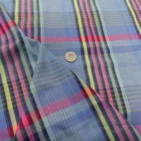 Coton fin bleu madras 1 