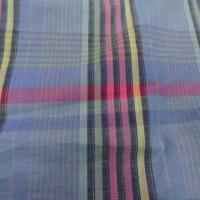 Coton fin bleu madras 2