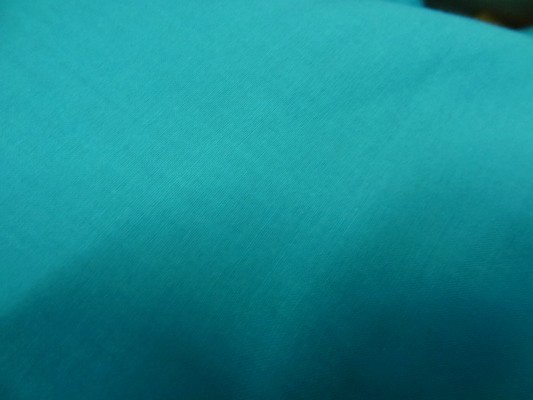 Coton fin bleu turquoise 2