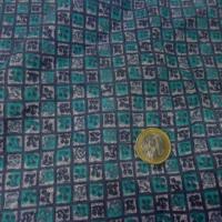 Coton fin petits carreaux cerises bleu vert 4 