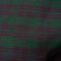 Coton gratte vert rouge a carreaux 2