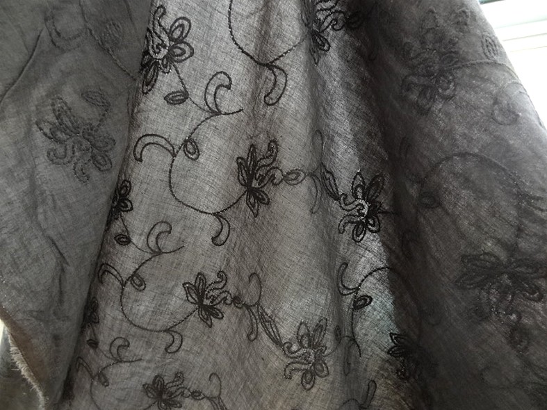 Coton gris moyen brode 1