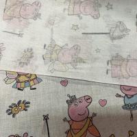 Coton imprime peppa pig 1