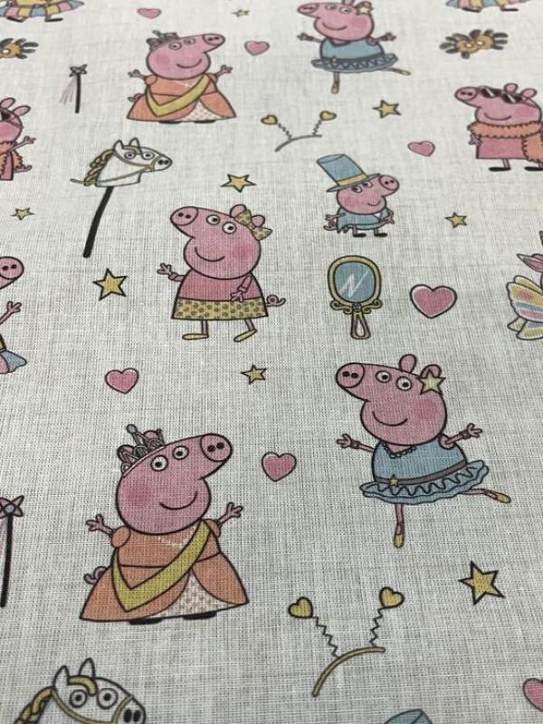 Coton imprime peppa pig 3
