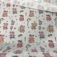 Coton imprime peppa pig 4