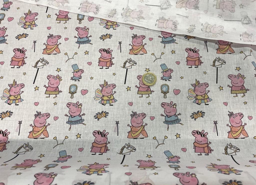 Coton imprime peppa pig 4