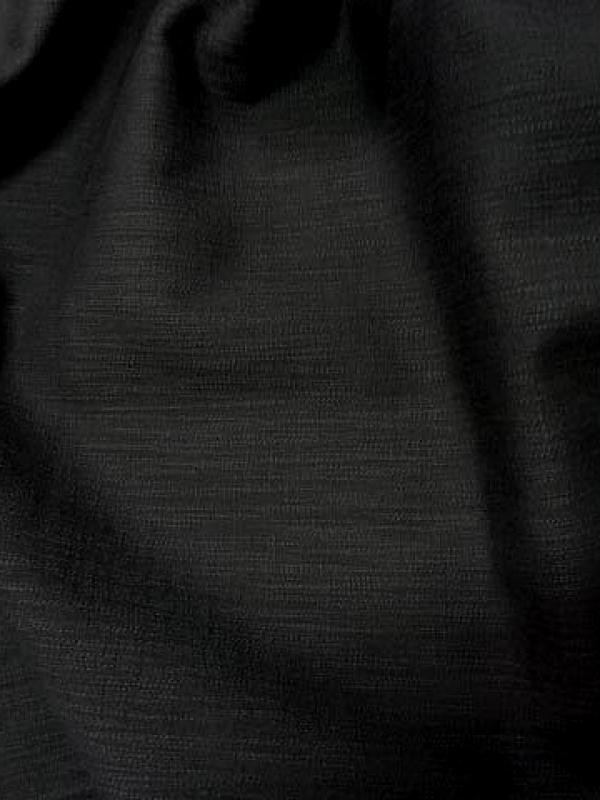 Coton lycra apparence lin noir 1 