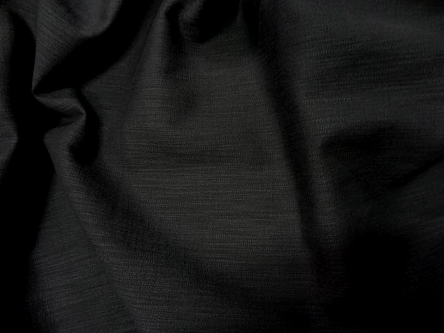 Coton lycra apparence lin noir 1