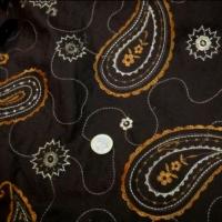 Coton marron surbrode cachemire 2 