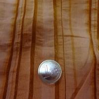 Coton melange mandarine devore raye 4