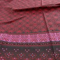 Coton motifs tisses noir fuchsia rouge a sequins 1 