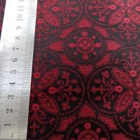 Coton motifs tisses noir fuchsia rouge a sequins 5