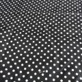 Coton noir pois blanc 1