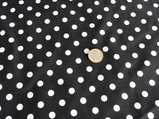 Coton noir pois blanc 2