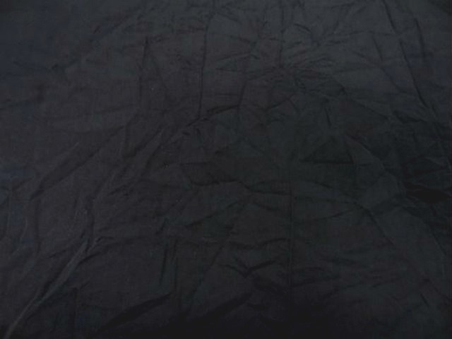 Coton noir froisse permanent 1