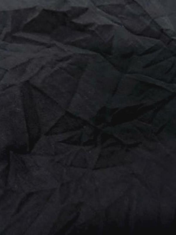 Coton noir froisse permanent 3 