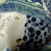 Coton patchwork japonais bleu 1 1