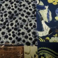 Coton patchwork japonais bleu 4 