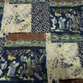 Coton patchwork japonais bleu 6 